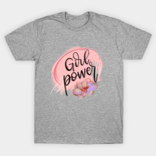 Girl Power Design T-Shirt by Ruralmarket